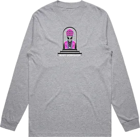 Alien Workshop Priest Long Sleeve Shirt SMALL Heather Grey