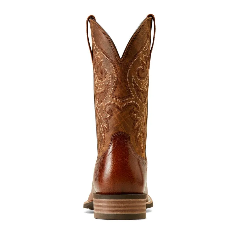 Ariat Men's Slingshot Beasty Brown/Rugged Tan Square Toe Cowboy Boots 10050936