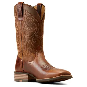 Ariat Men's Slingshot Beasty Brown/Rugged Tan Square Toe Cowboy Boots 10050936