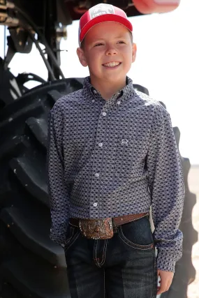 Boy's Cinch Arenaflex ~ Navy