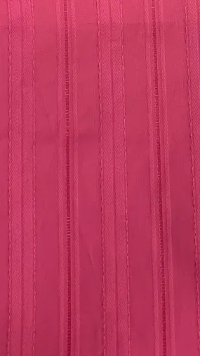 COTTON POPLIN JACQUARD STRIPE D#2 STRETCHED WOVEN - SHIRTING FABRIC<br><h6>9-FUCSHIA<br>055-CPOXJS-2</h6>