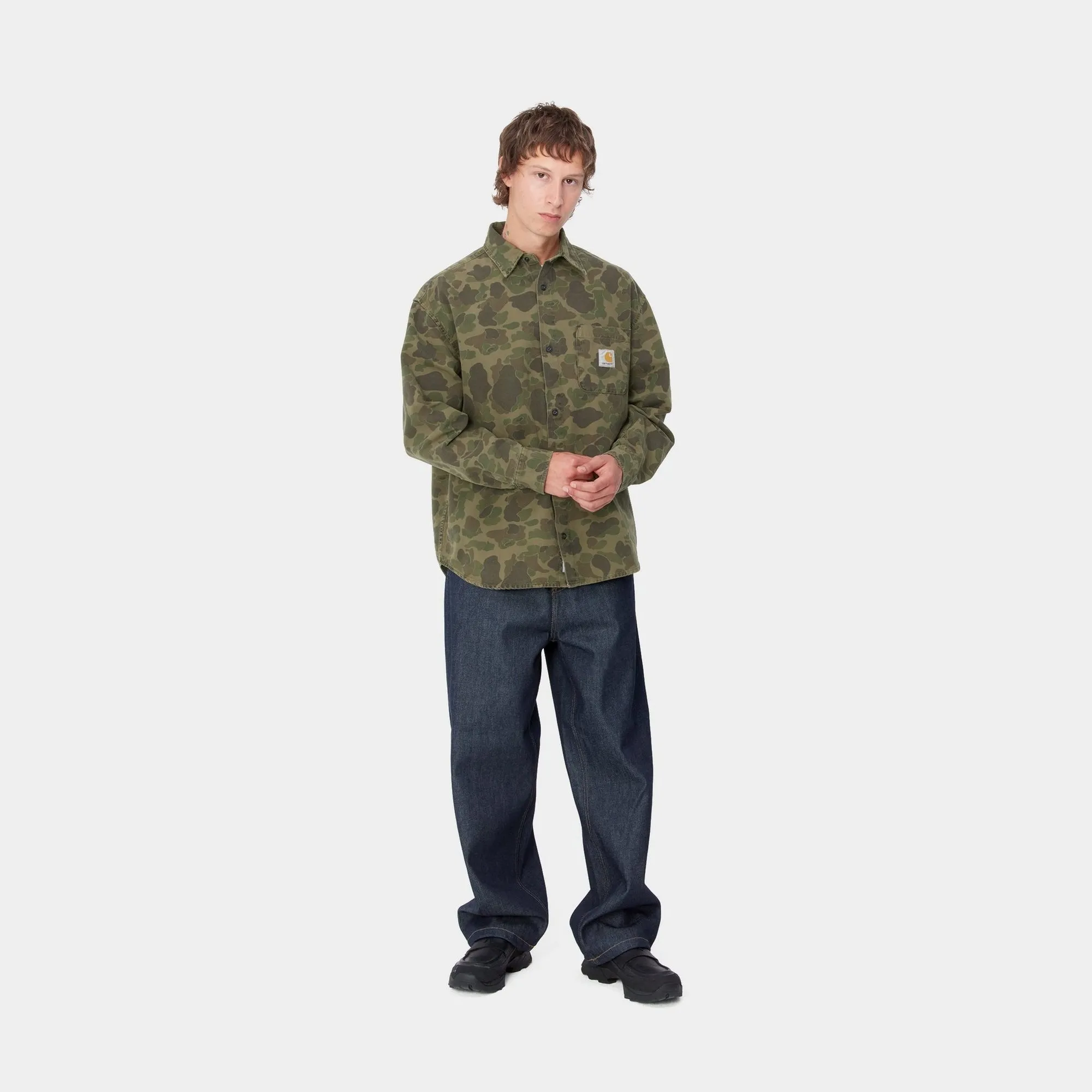 Duck Camo Shirt | Green / Office Green (garment dyed)