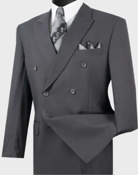 Grey Double Breasted Suit