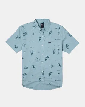 Hula Hands Short Sleeve Shirt - Scrub