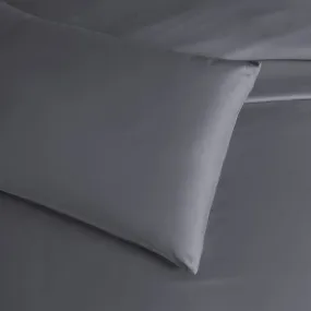 Nox Grey Pillow Case 100% Mercerised Egyptian Cotton