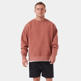 REC GEN - Men's Rest Fleece Crew GD - Terracotta