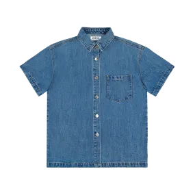 Short Sleeve Denim Shirt