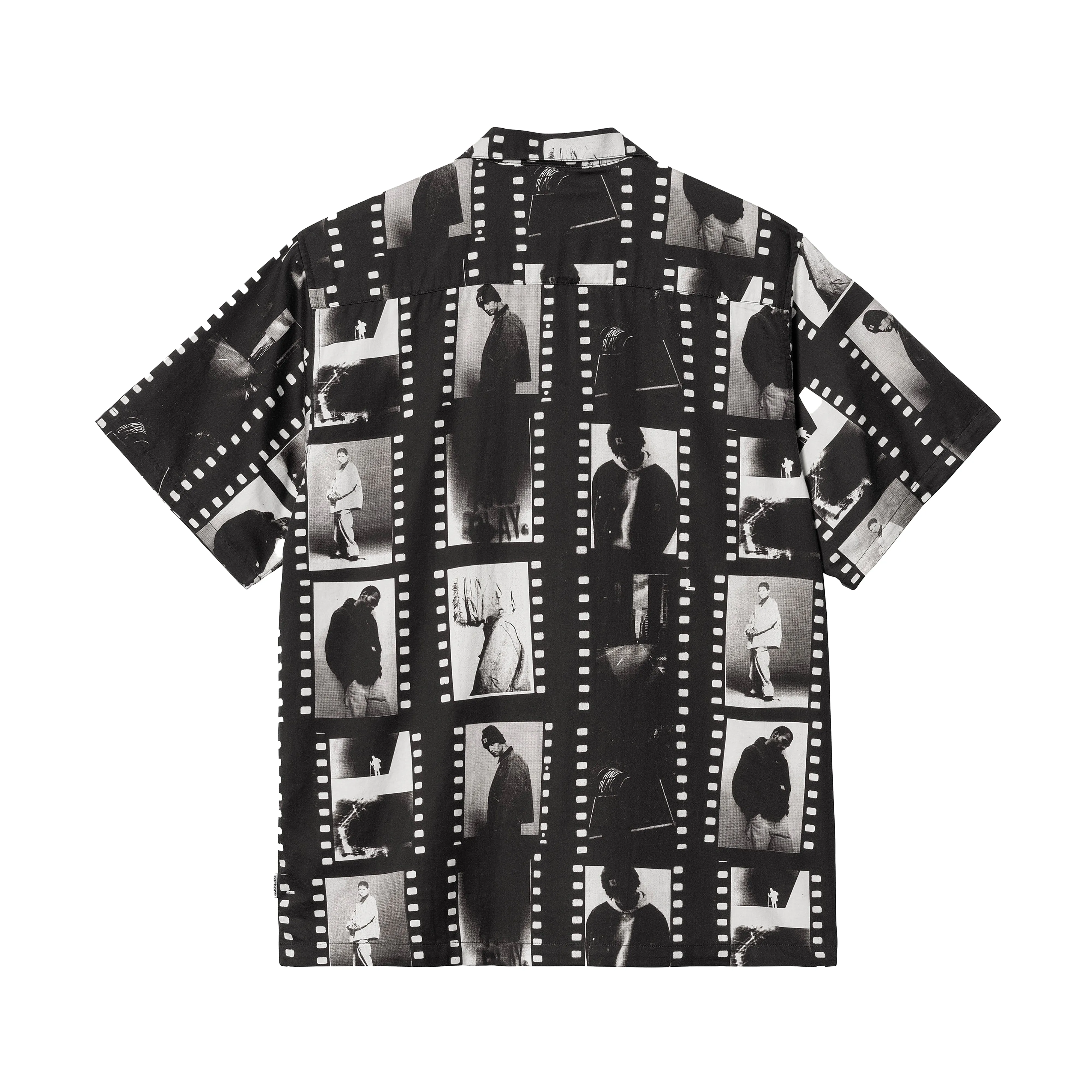 S/S Photo Strip Shirt -Black/white