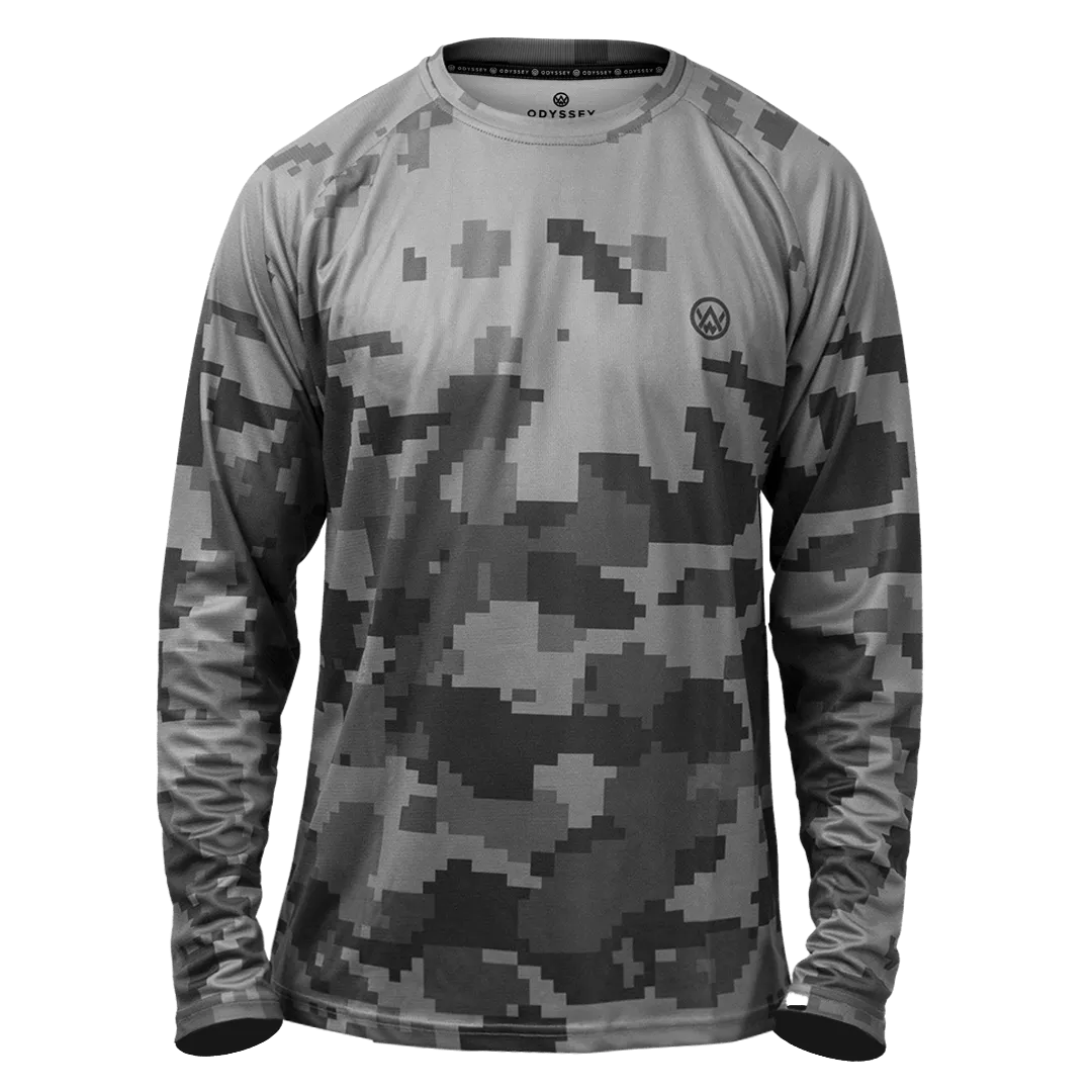 Urban Digital Camo Long Sleeve MTB Jersey