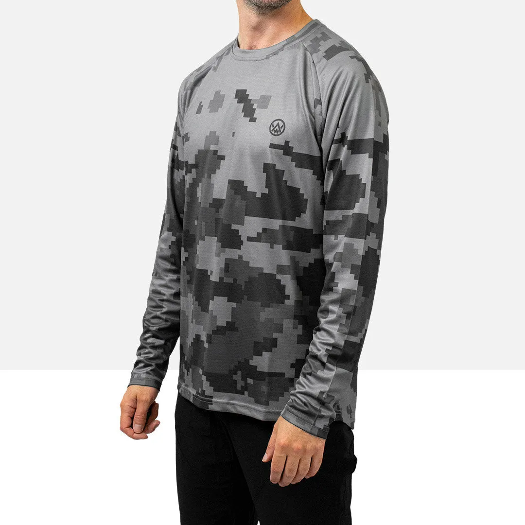 Urban Digital Camo Long Sleeve MTB Jersey